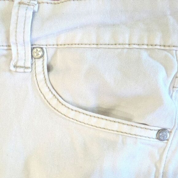 Patsy AMO Emilia 61 White Denim Jeans, Size33/32 - Picture 3 of 8